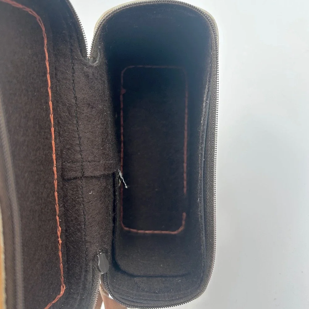 Vintage 1970s USA Leather Camera Case Bag for Compact Rangefinder Film Camera